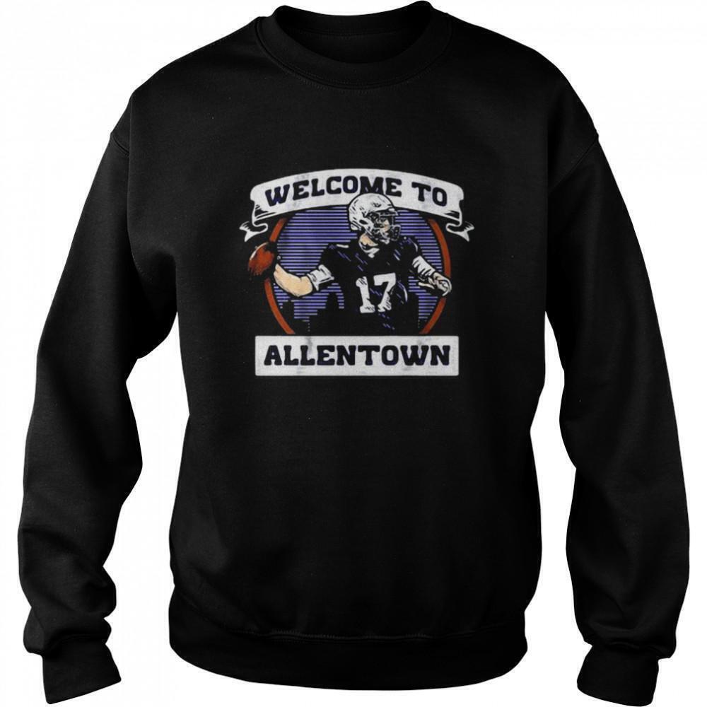 Welcome To Allentown Football Player Number 17 Retro Gift Sweatshirt